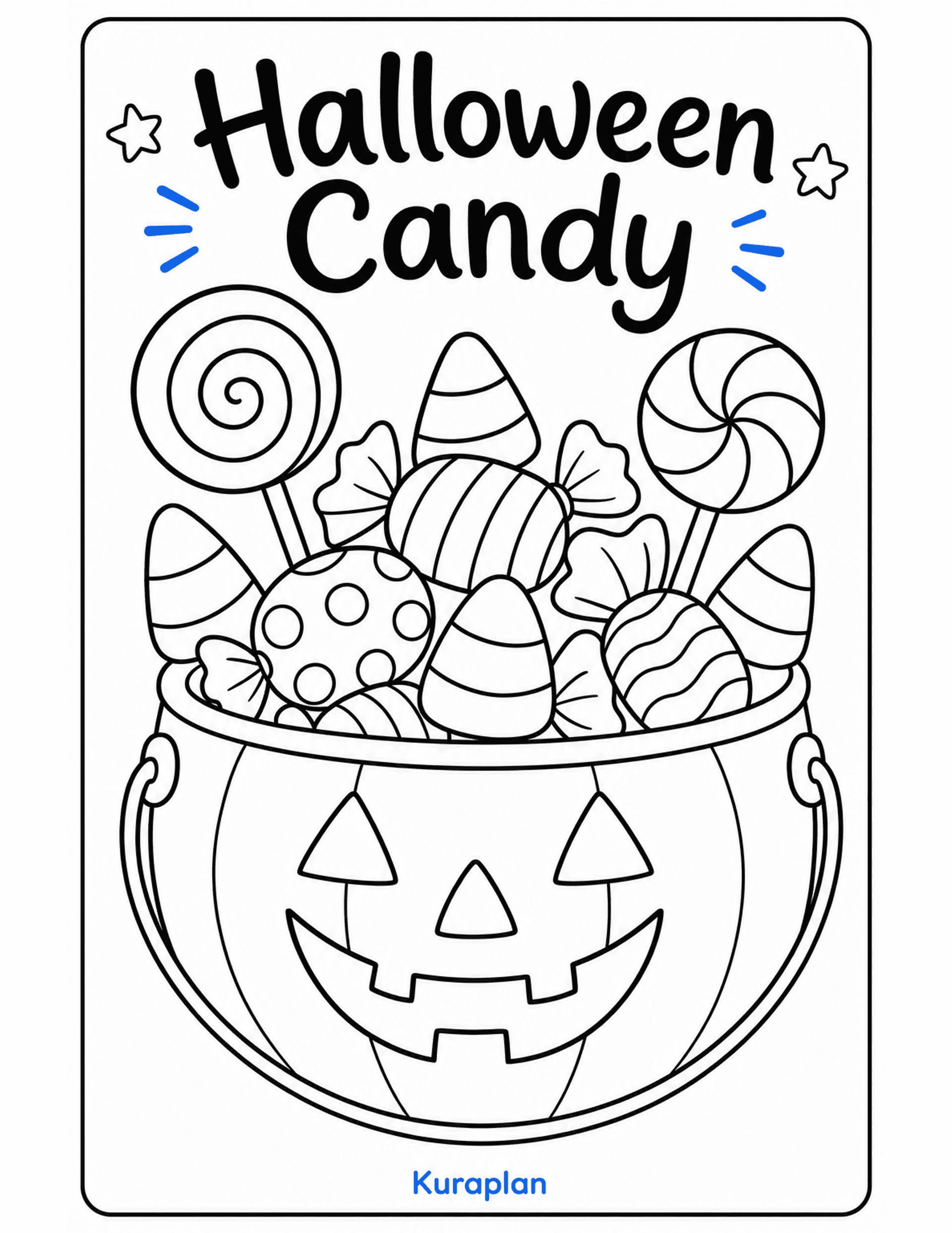 Halloween Candy preview — free printable