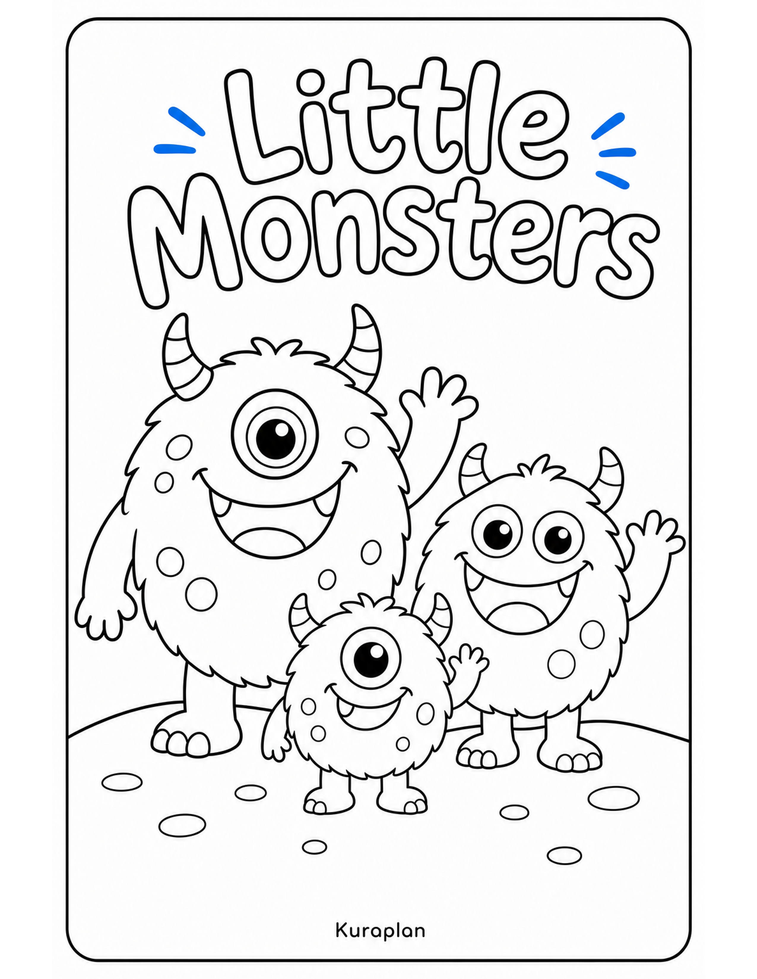 Little Monsters preview — free printable