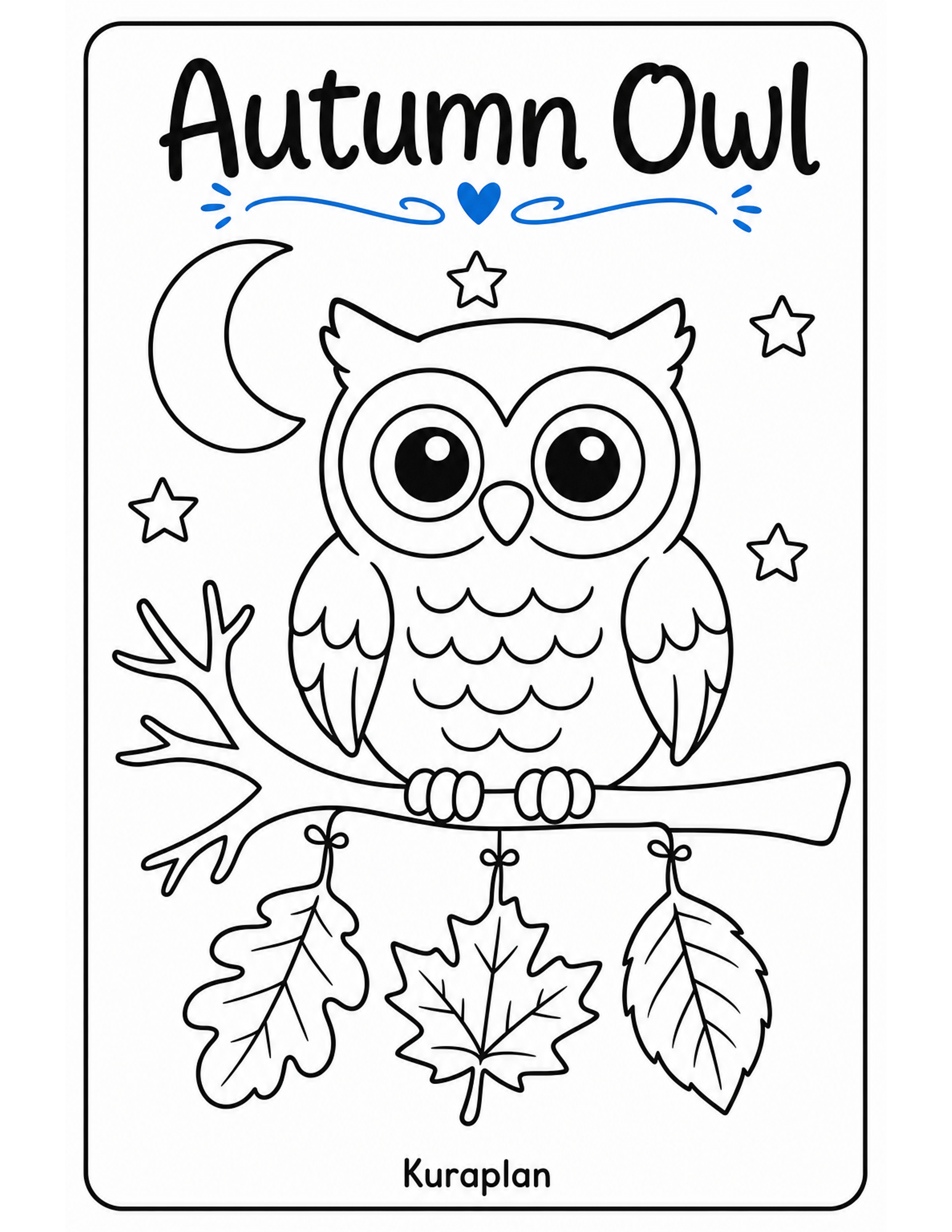 Autumn Owl preview — free printable