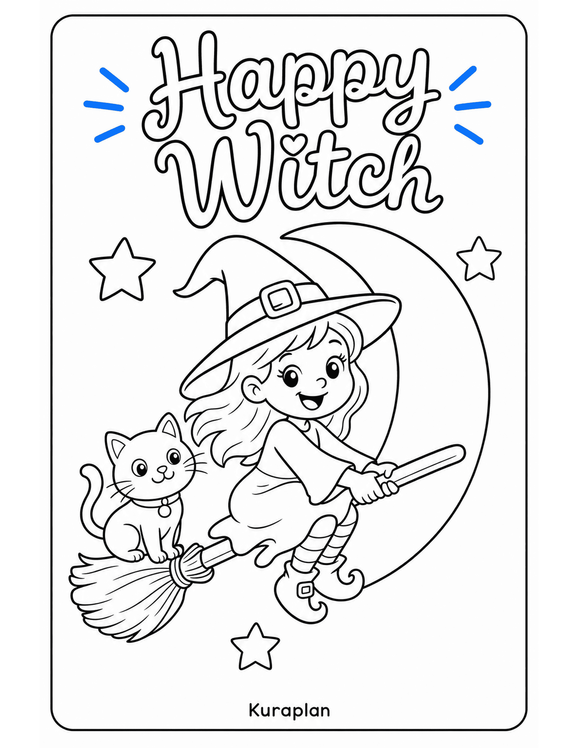 Happy Witch preview — free printable