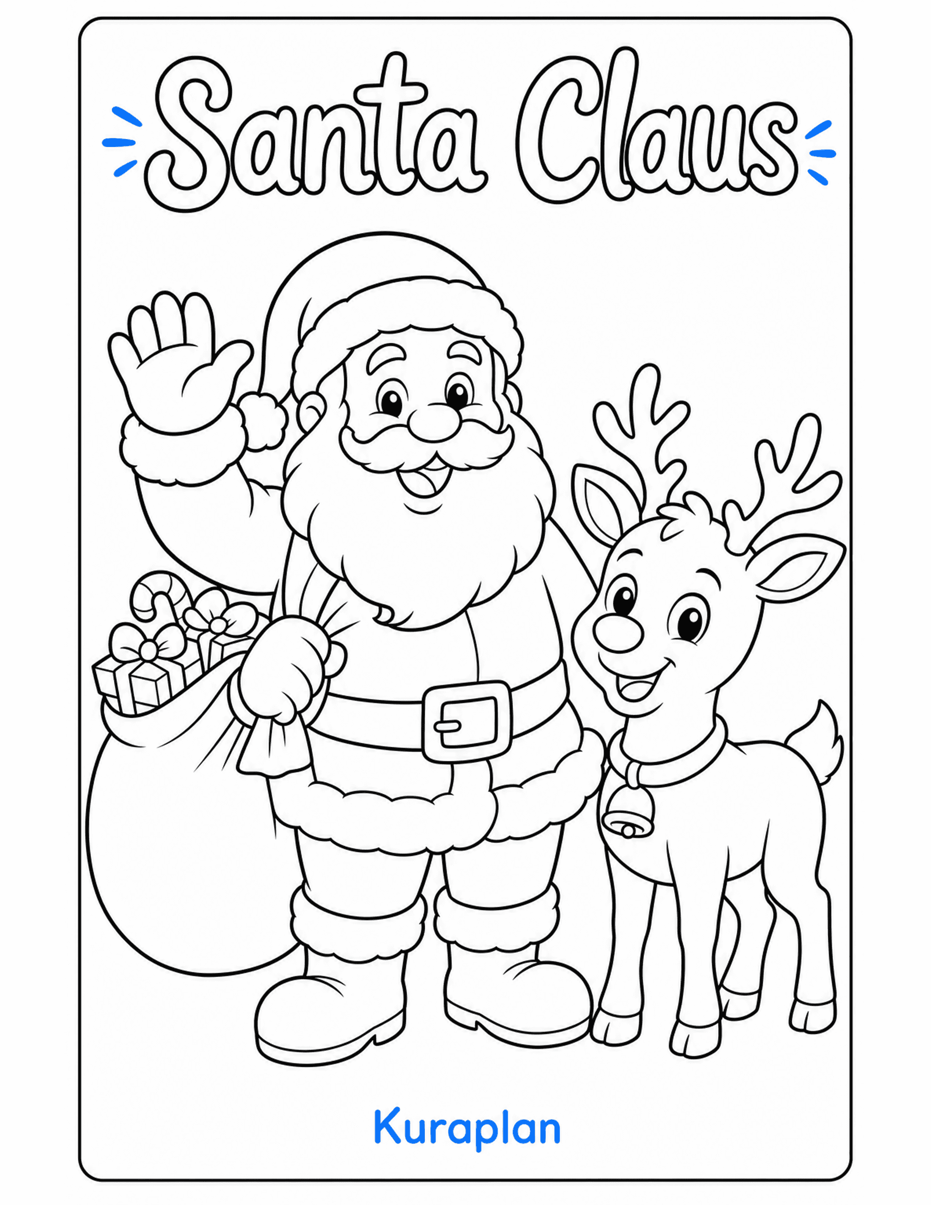 Santa Claus preview — free printable