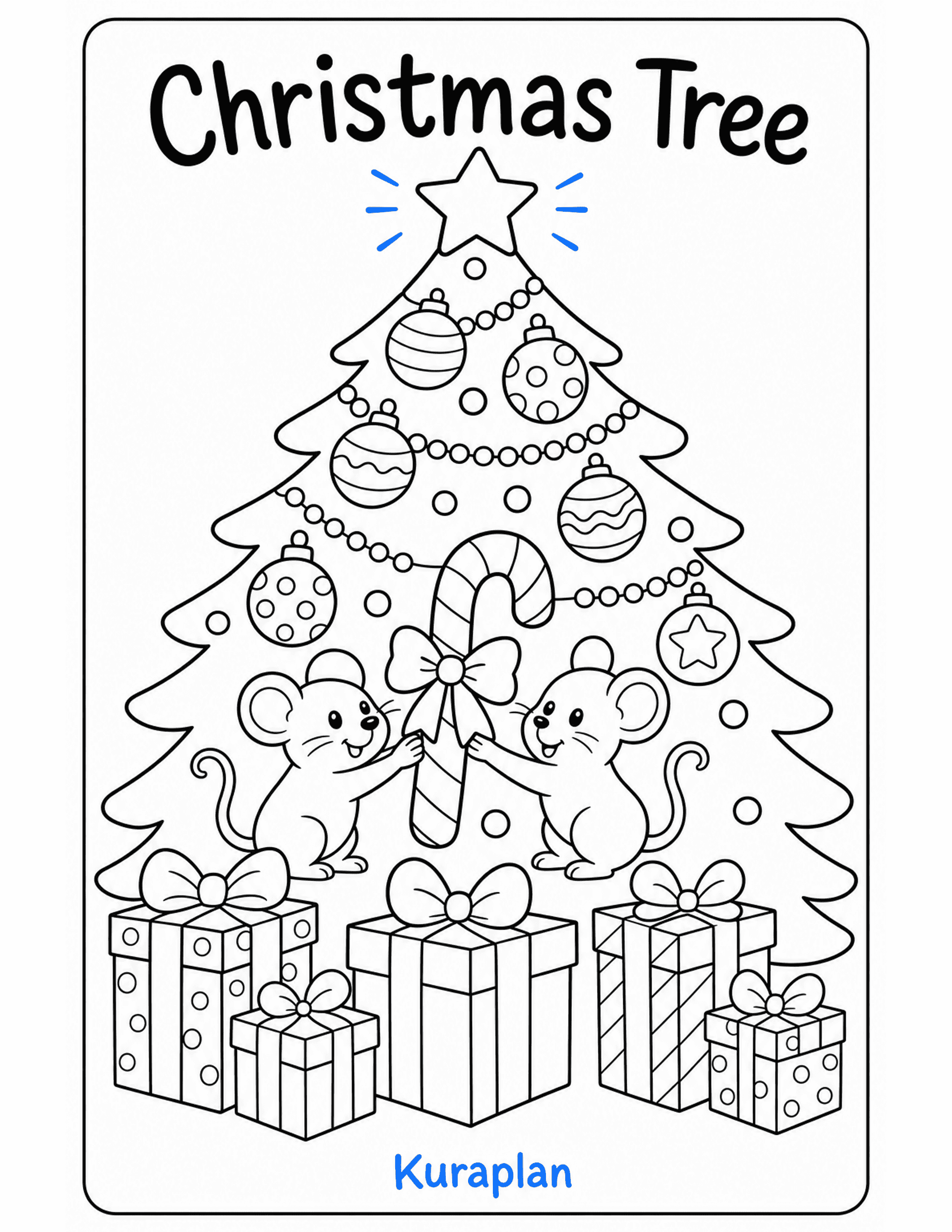 Christmas Tree preview — free printable