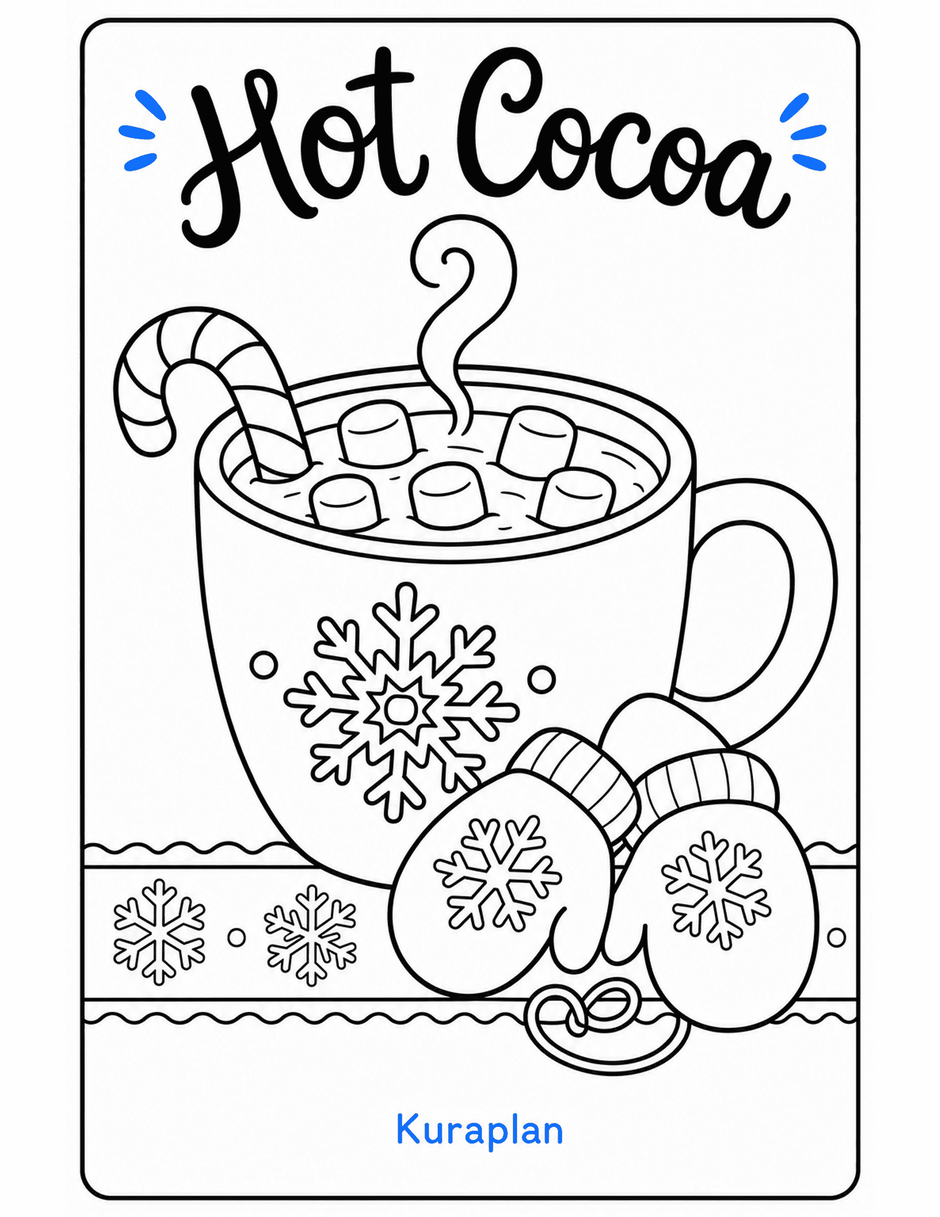 Hot Cocoa preview — free printable