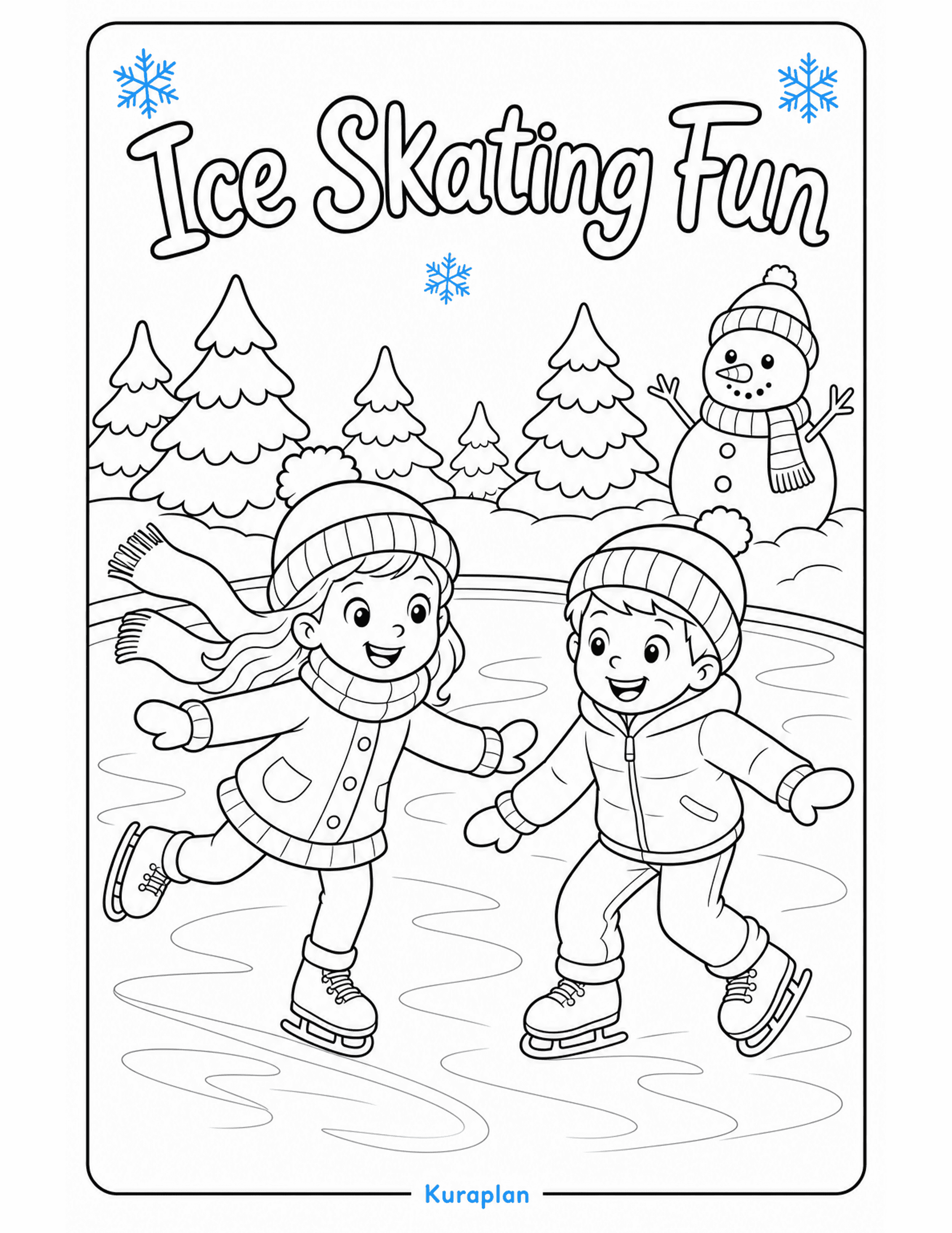 Ice Skating Fun preview — free printable