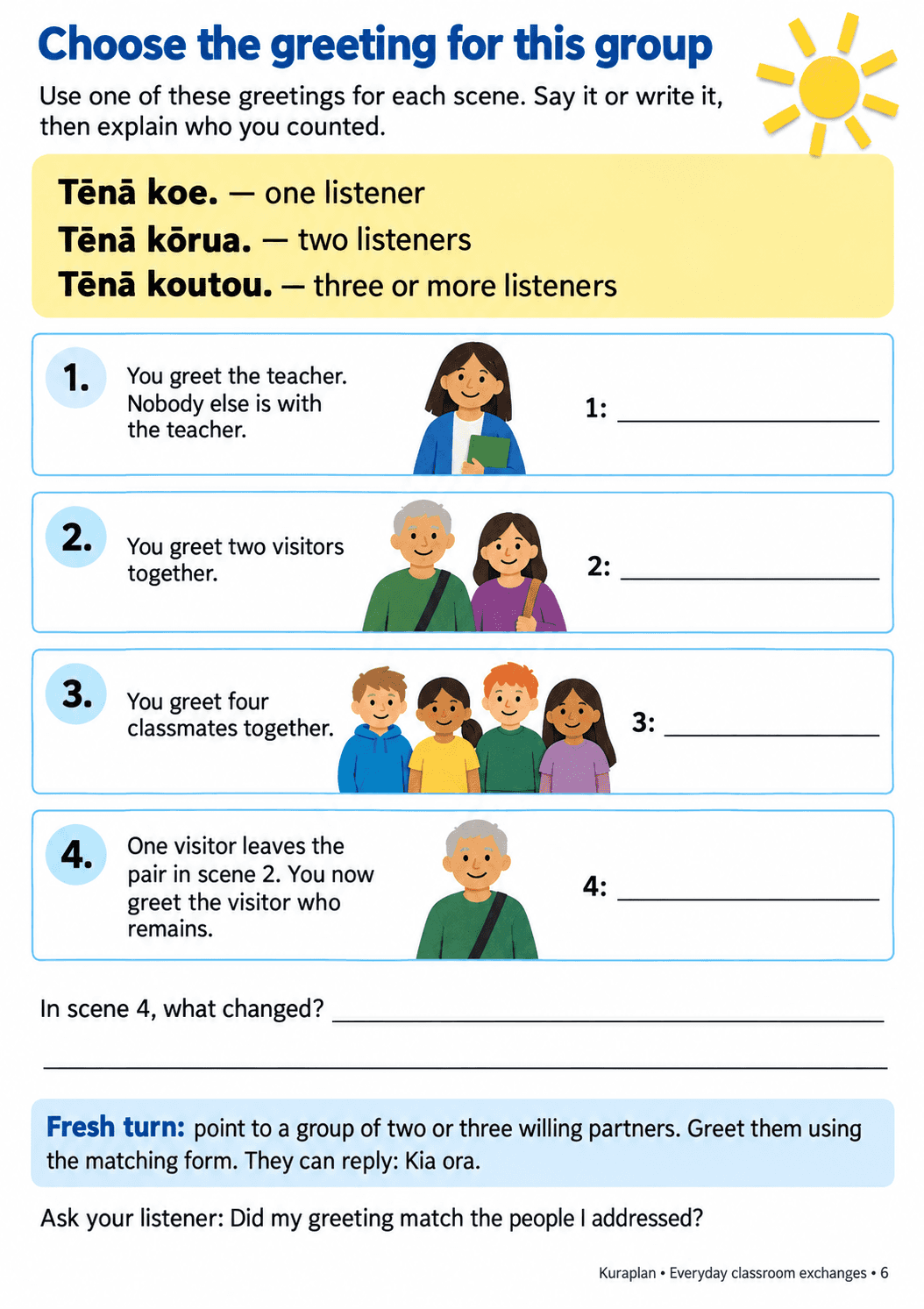 Choose a te reo Māori greeting