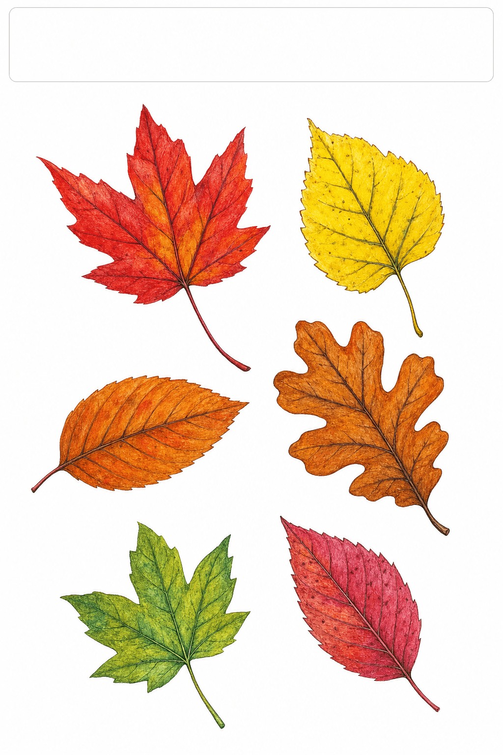 Students compare illustrated leaves by shape, edge, veins, color, and texture while discussing plant safety.