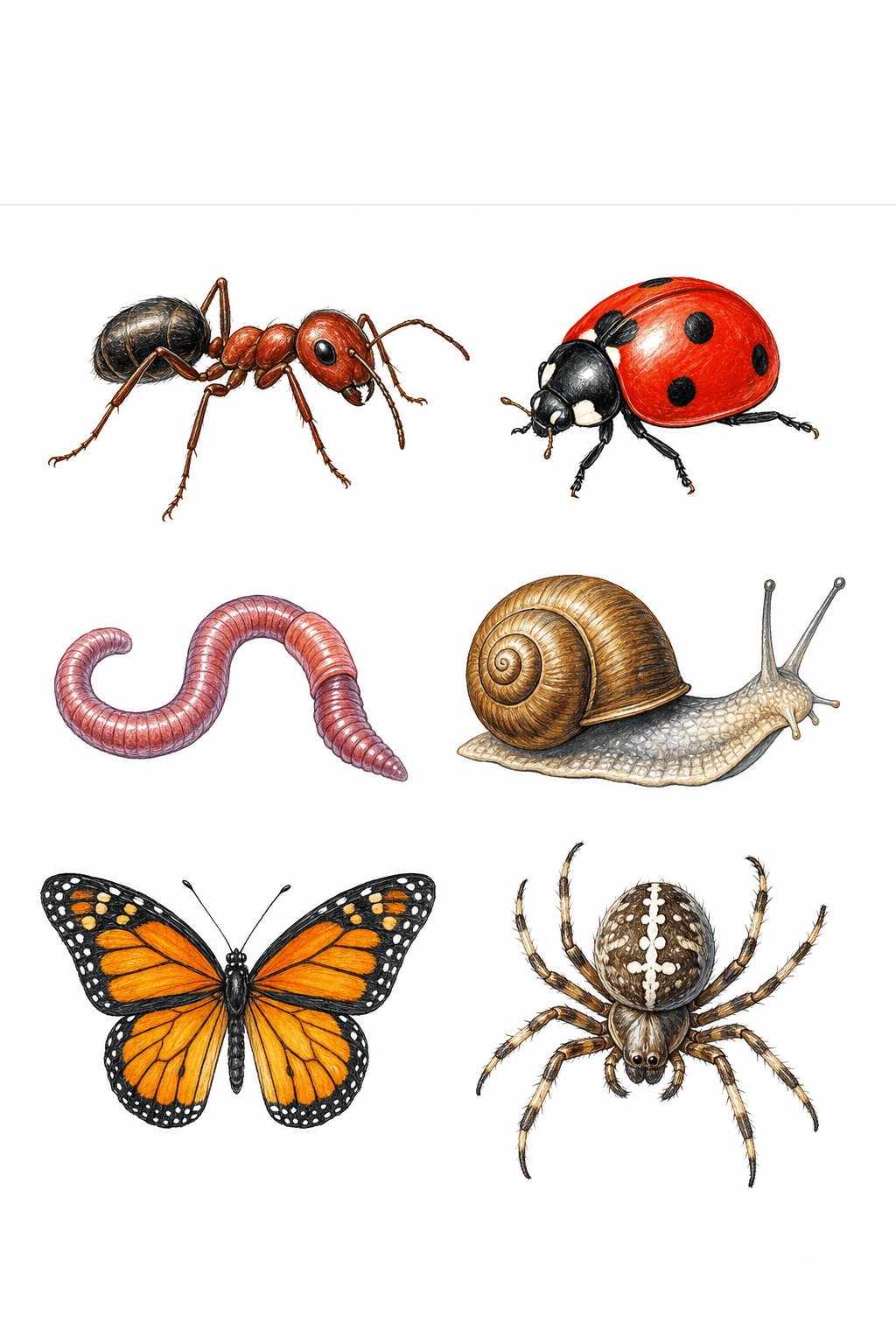 Teachers use this illustrated observation poster to help children study mini beasts’ body parts, movement, and habitats.