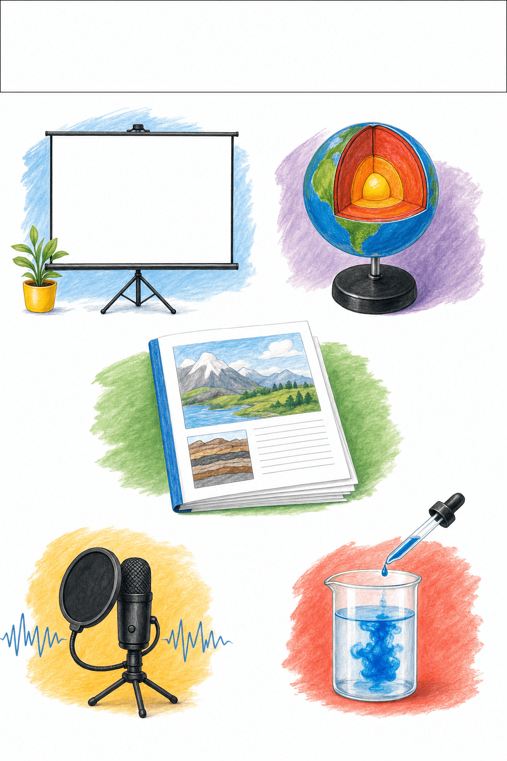 Use the visual to discuss how students can choose presentation formats suited to their message, audience, and access needs.
