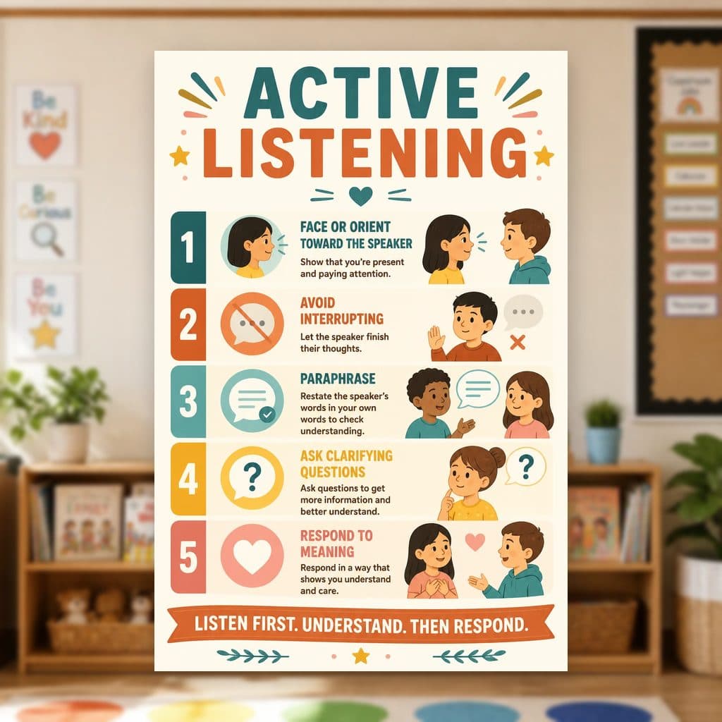 Active Listening Poster