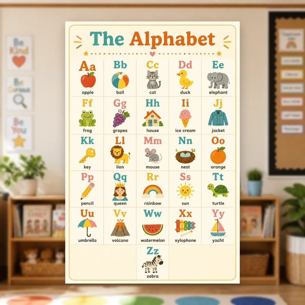 Alphabet Chart Poster