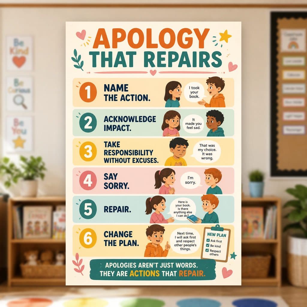 Apology That Repairs Poster