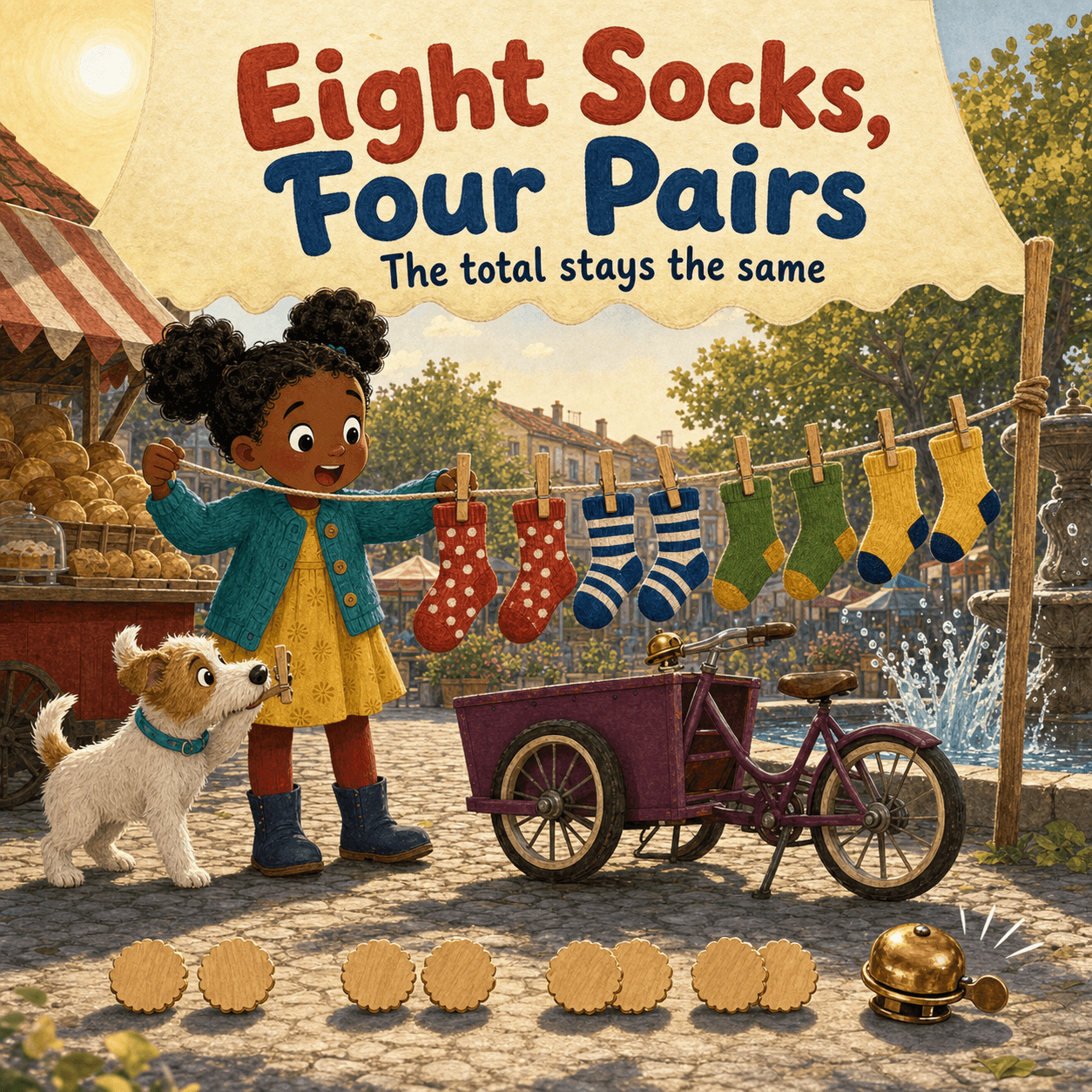 Eight Socks, Four Pairs