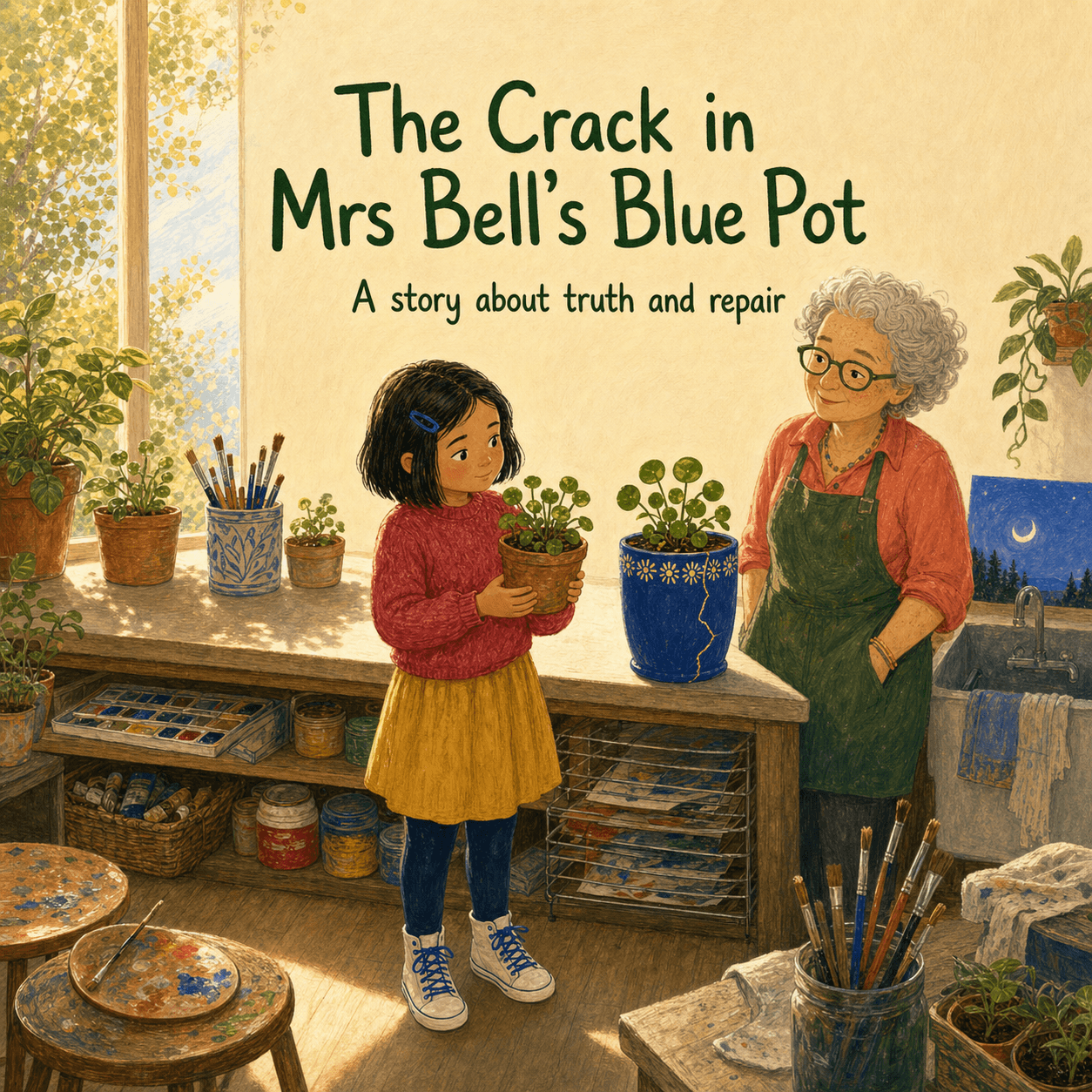 The Crack in Mrs Bell’s Blue Pot
