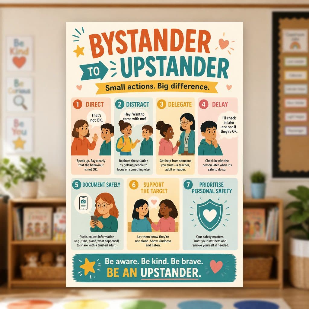 Bystander to Upstander Poster