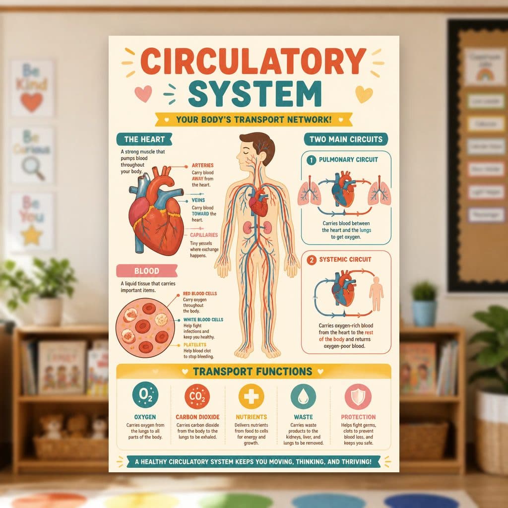 Circulatory System Poster