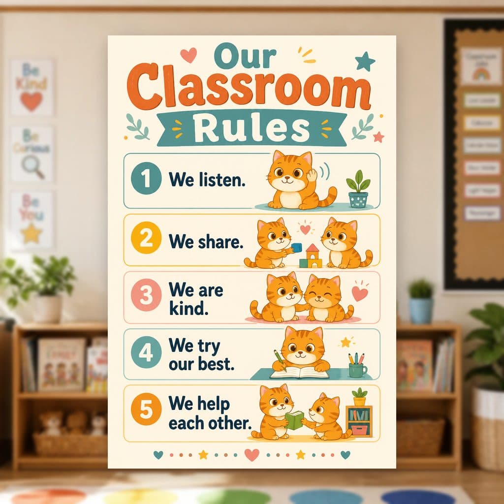 Classroom Rules Poster