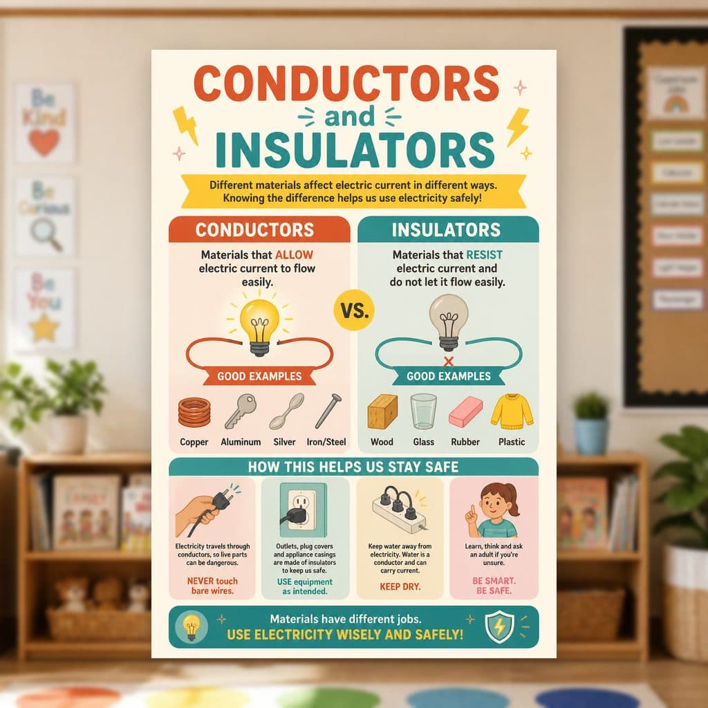 Conductors and Insulators Poster