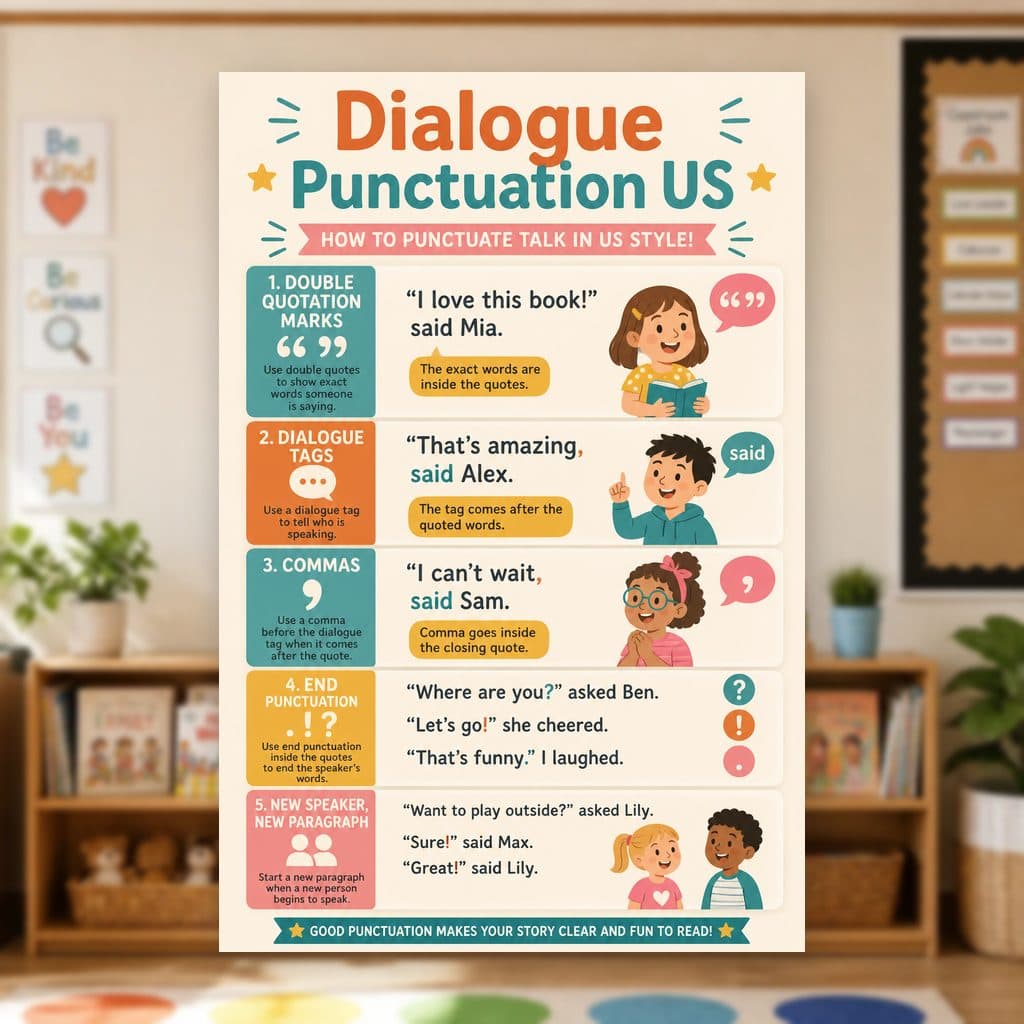 Dialogue Punctuation US Poster