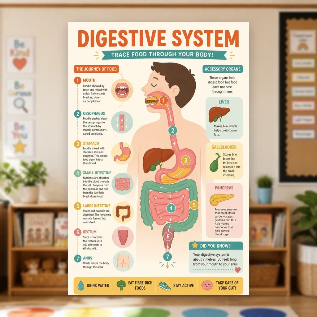 Digestive System Poster
