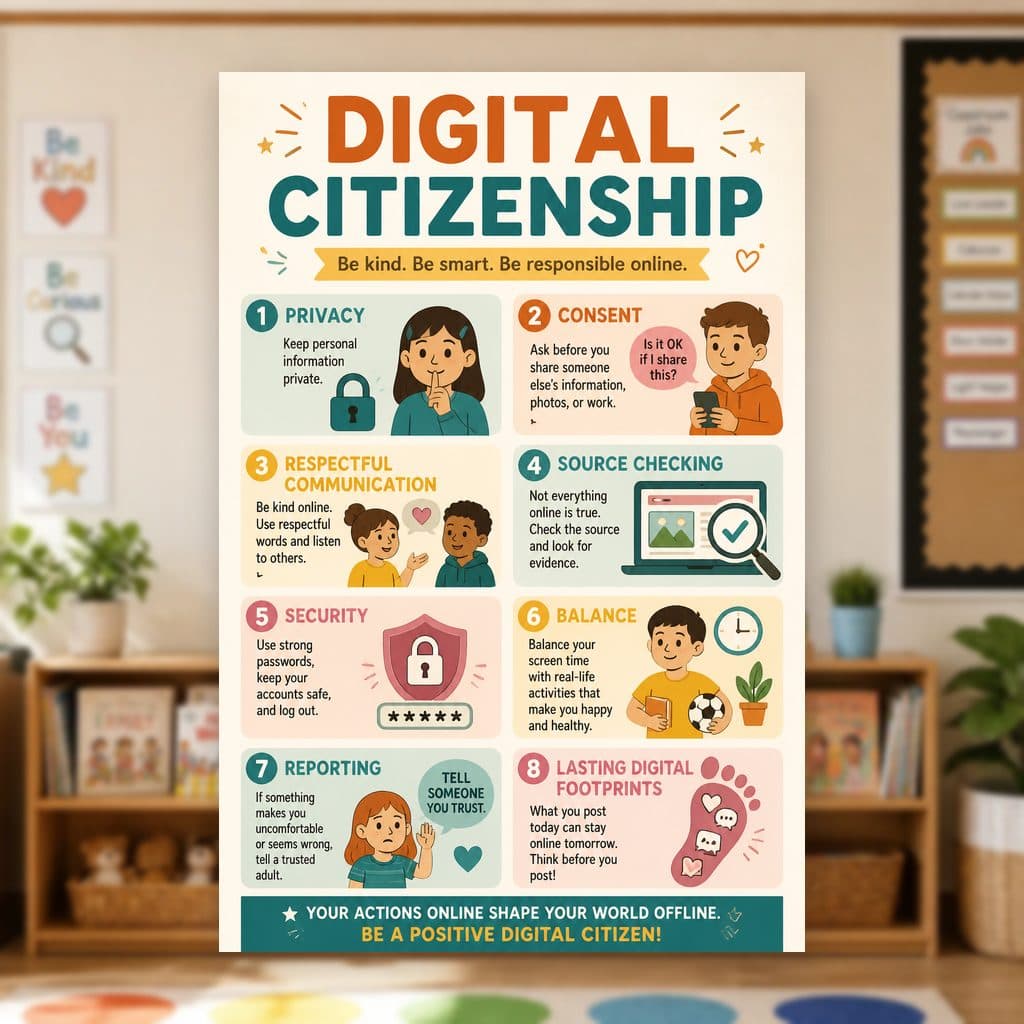 Digital Citizenship Poster