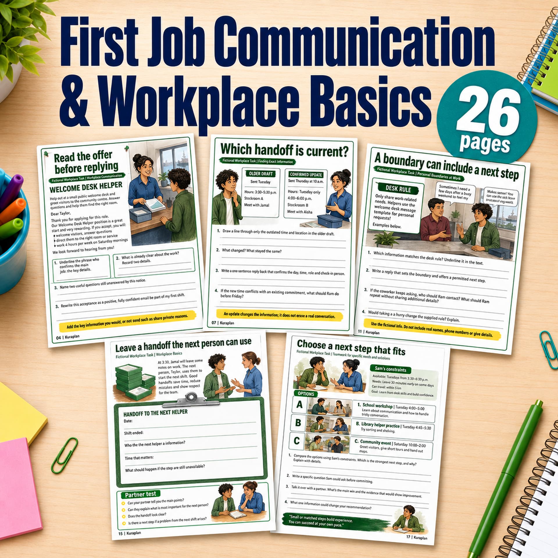 First Job Communication & Workplace Basics