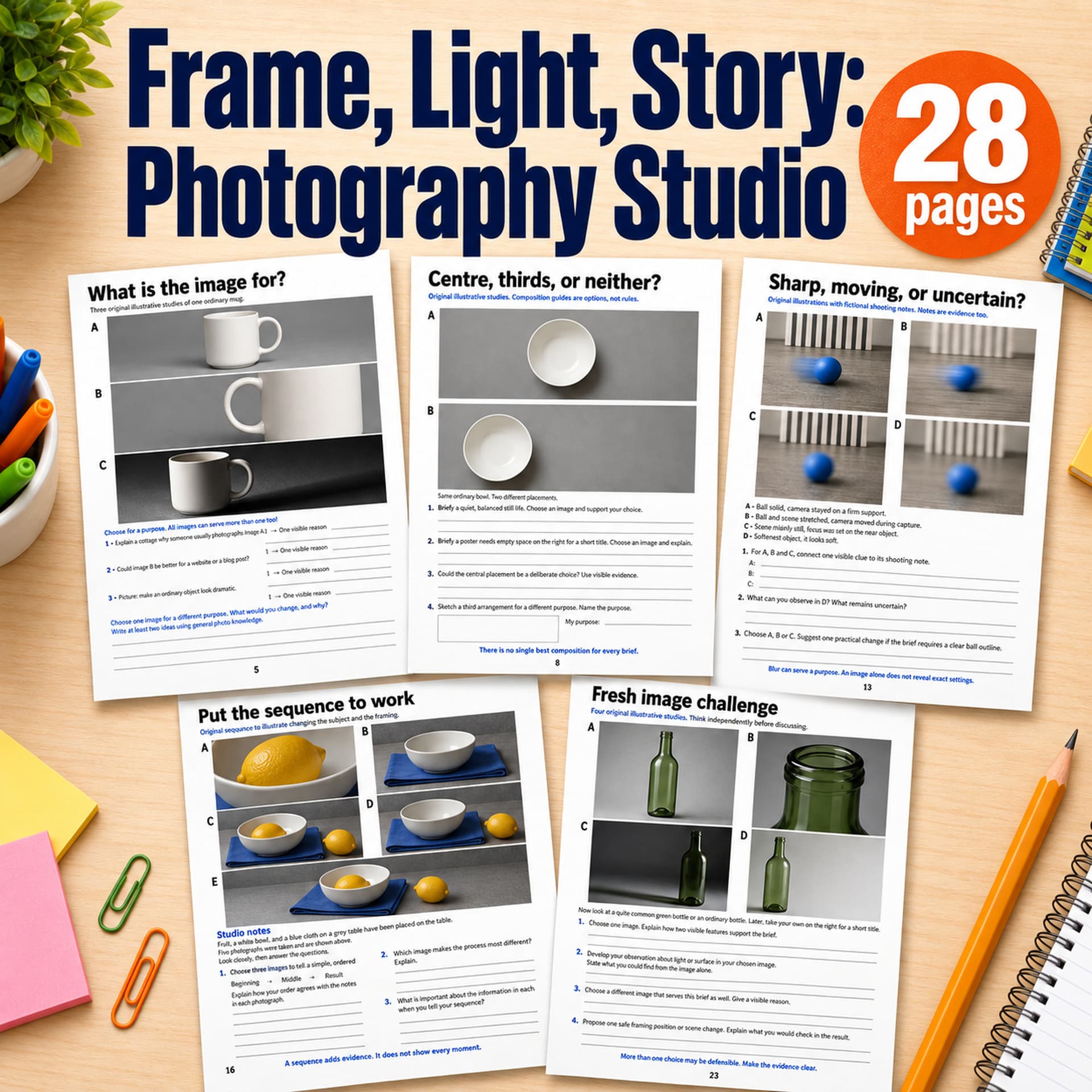 Frame, Light, Story: Photography Studio