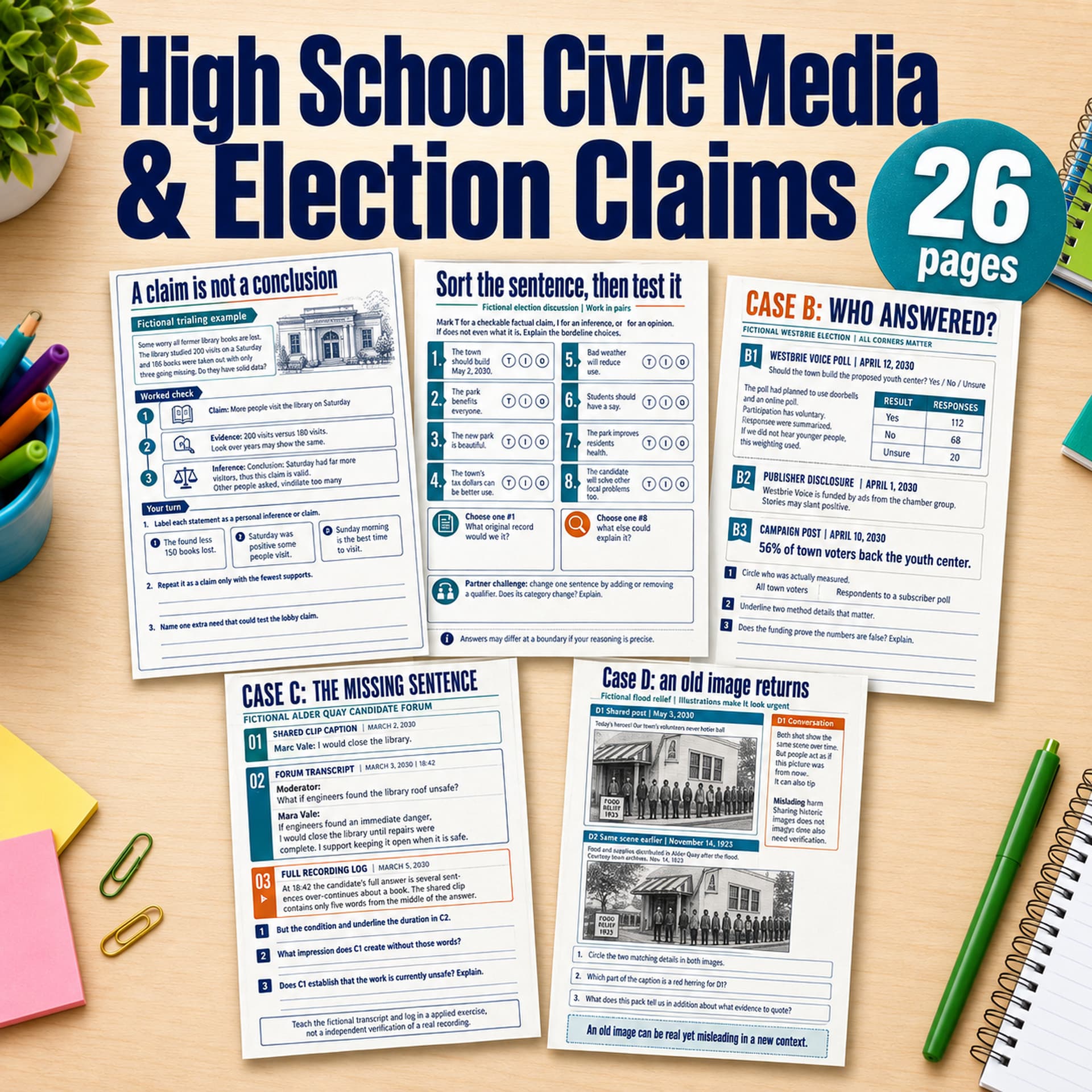 High School Civic Media & Election Claims