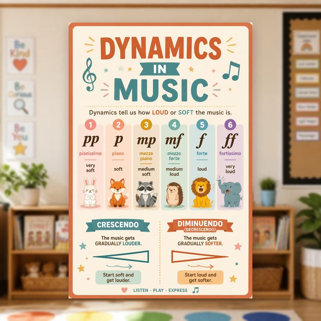 Dynamics in Music Poster