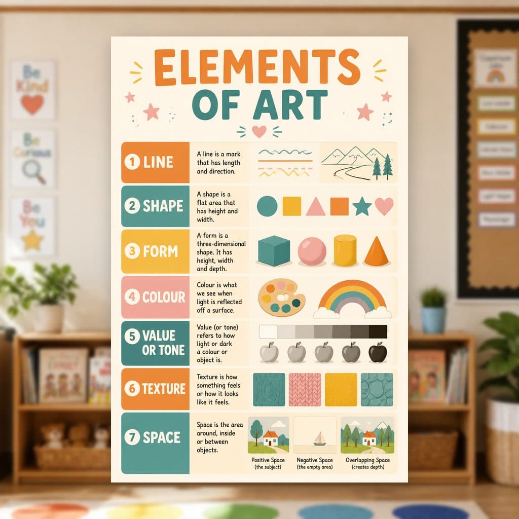 Elements of Art Poster