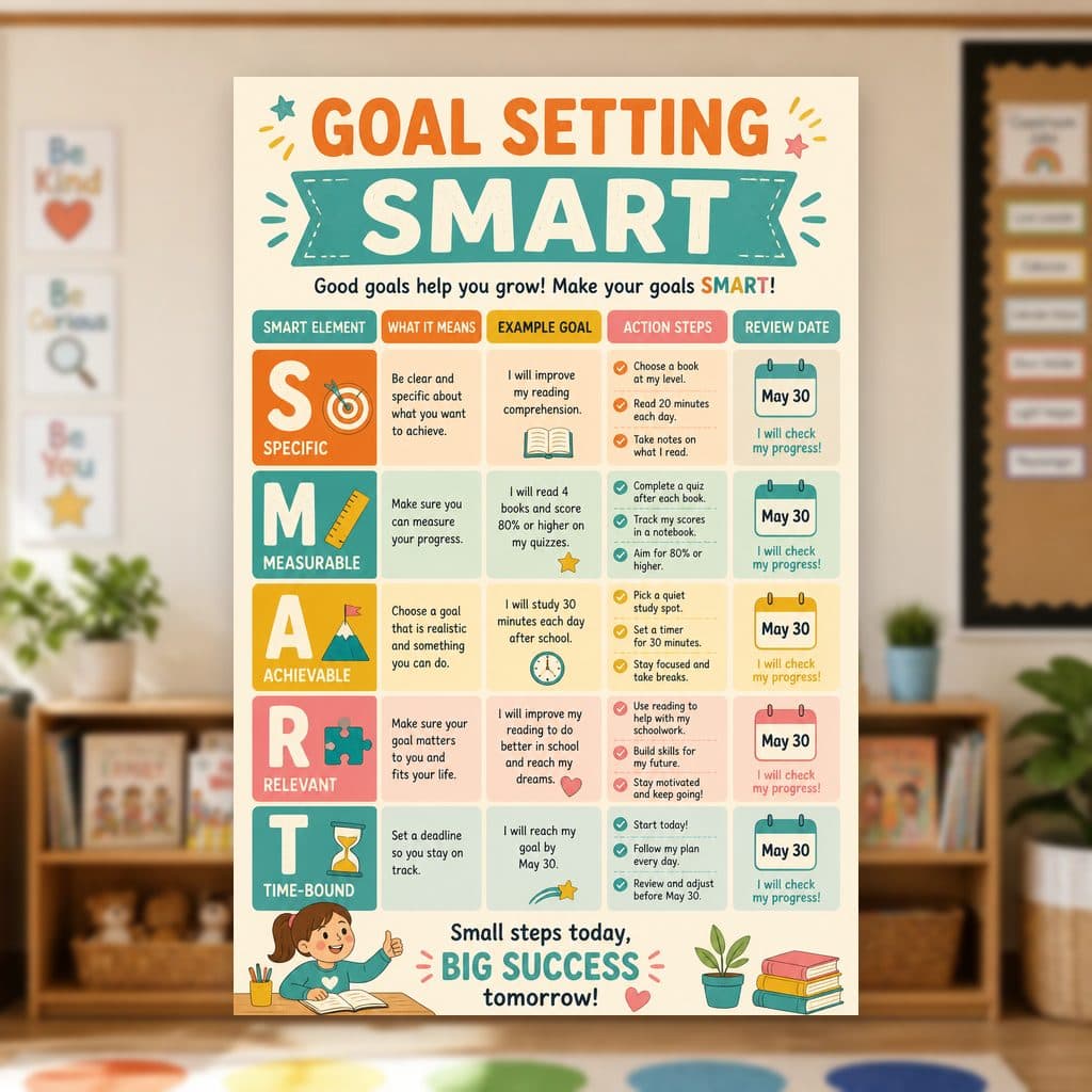 Goal Setting SMART Poster