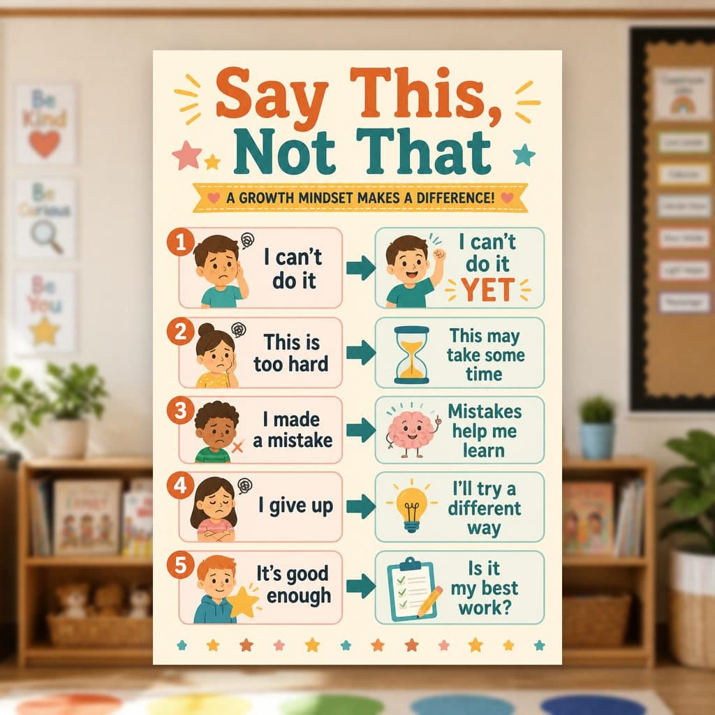 Growth Mindset Poster