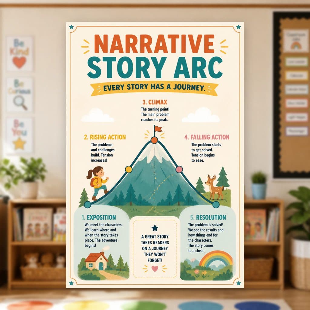 Narrative Story Arc Poster