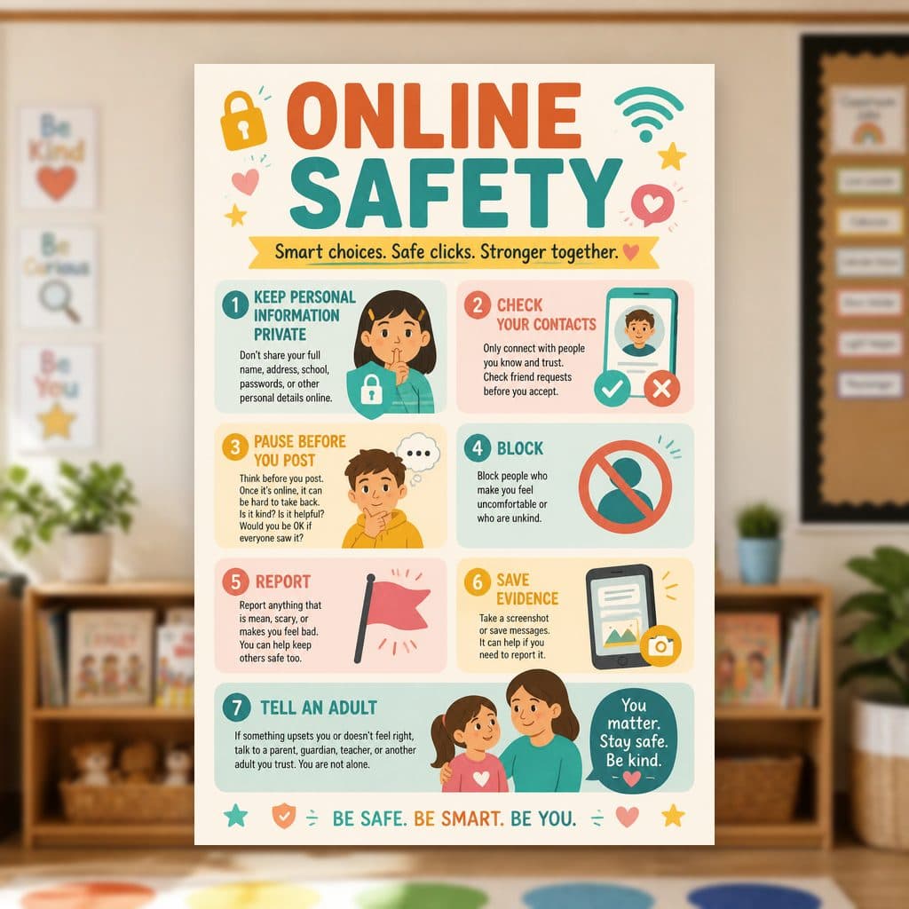 Online Safety Poster