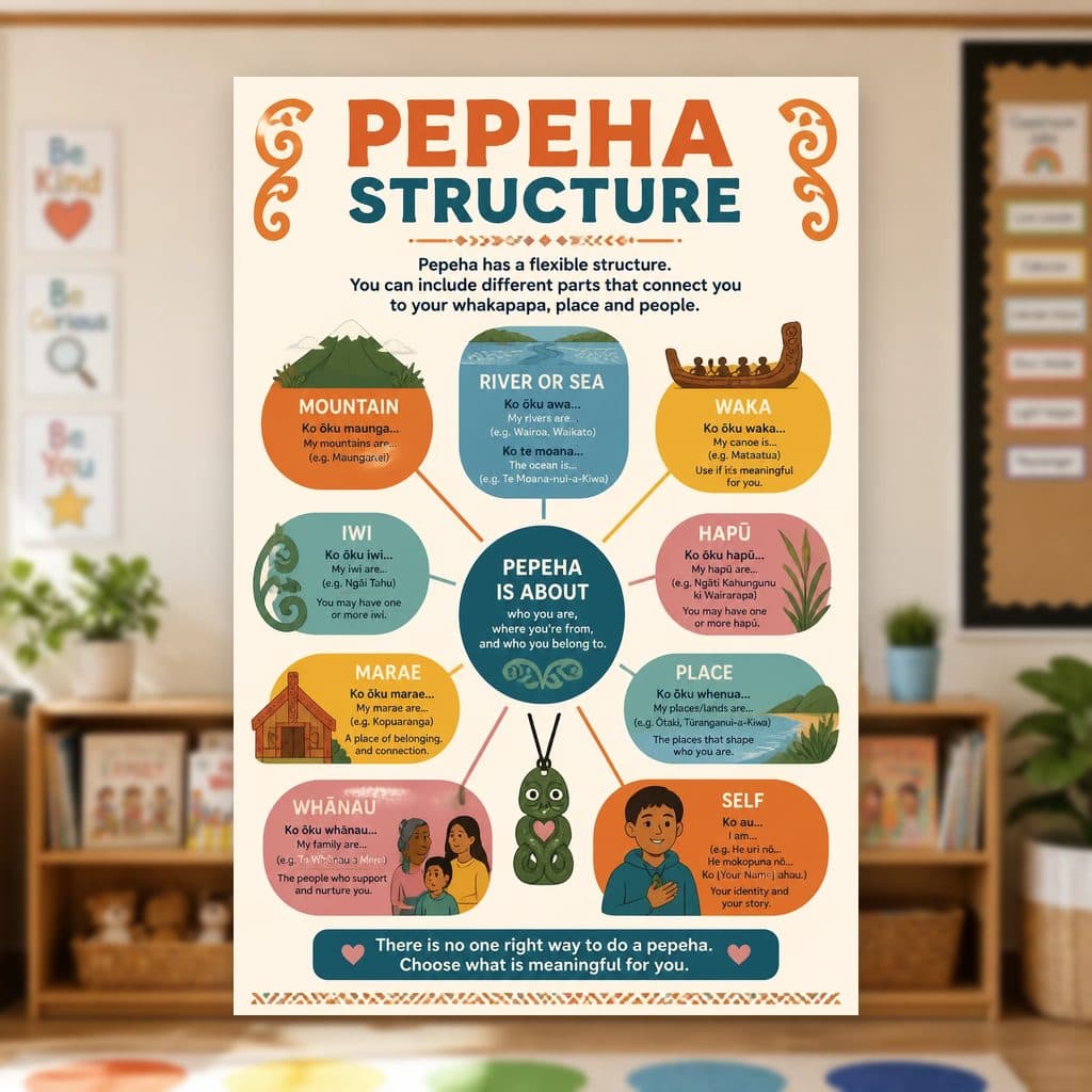 Pepeha Structure Poster