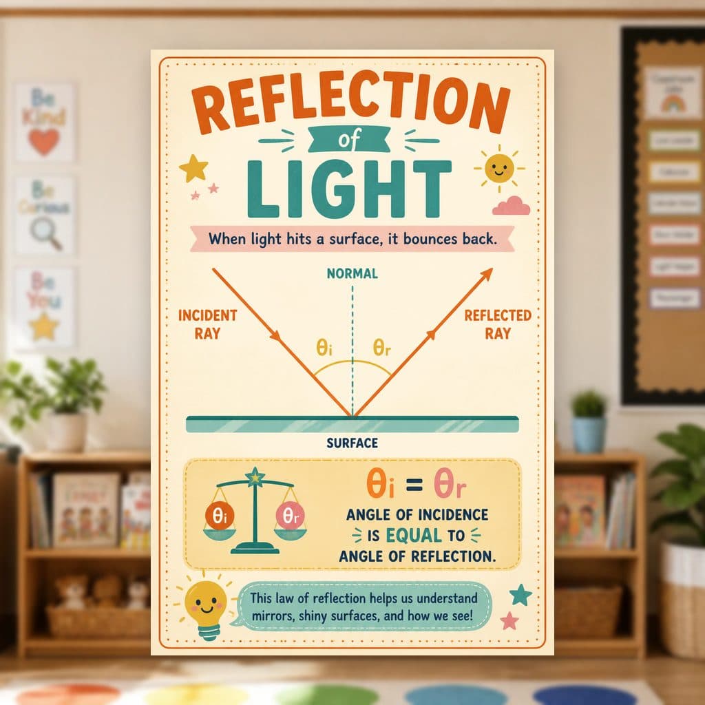 Reflection of Light Poster