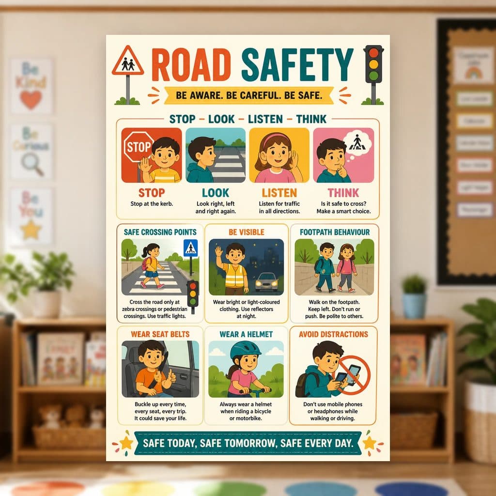 Road Safety Poster