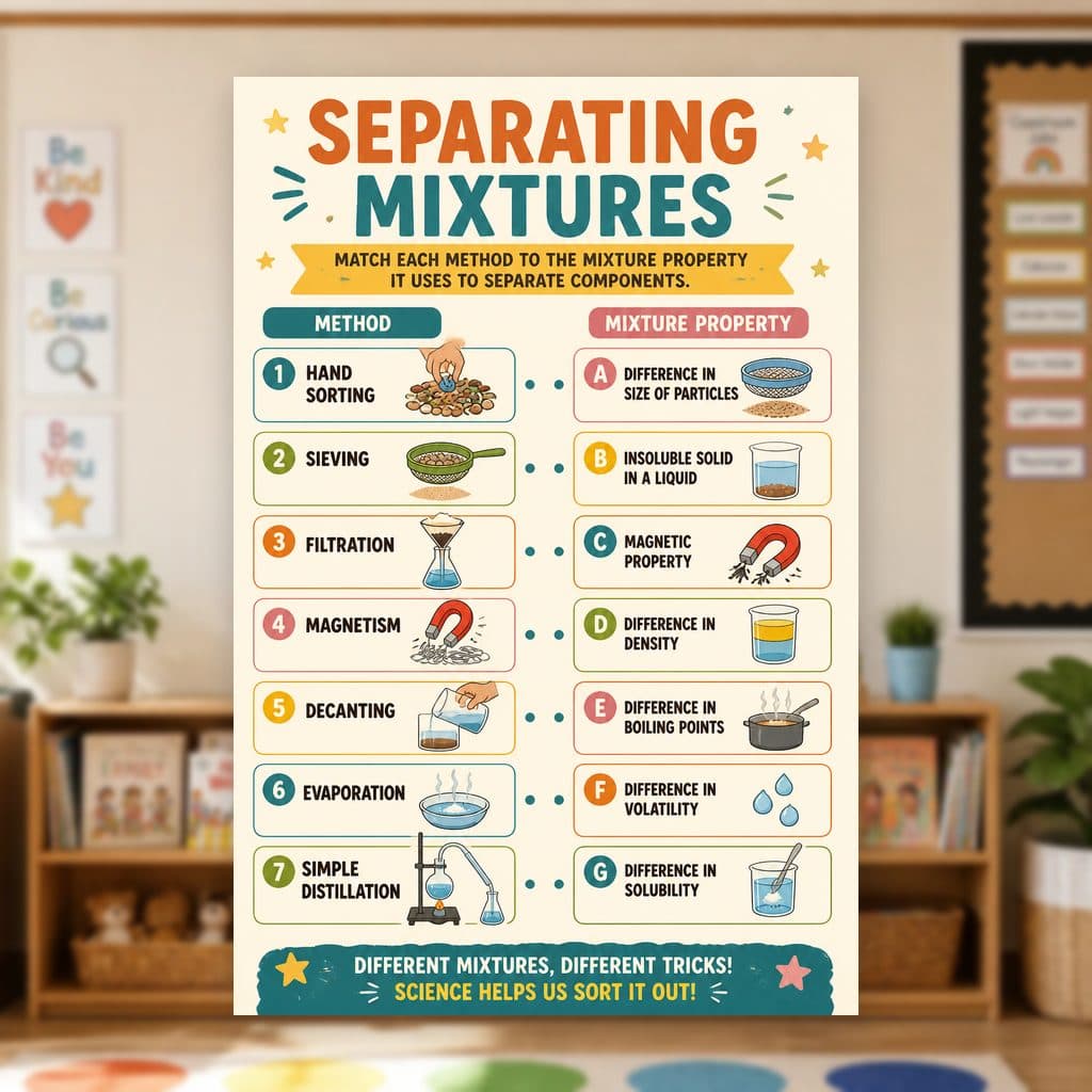 Separating Mixtures Poster