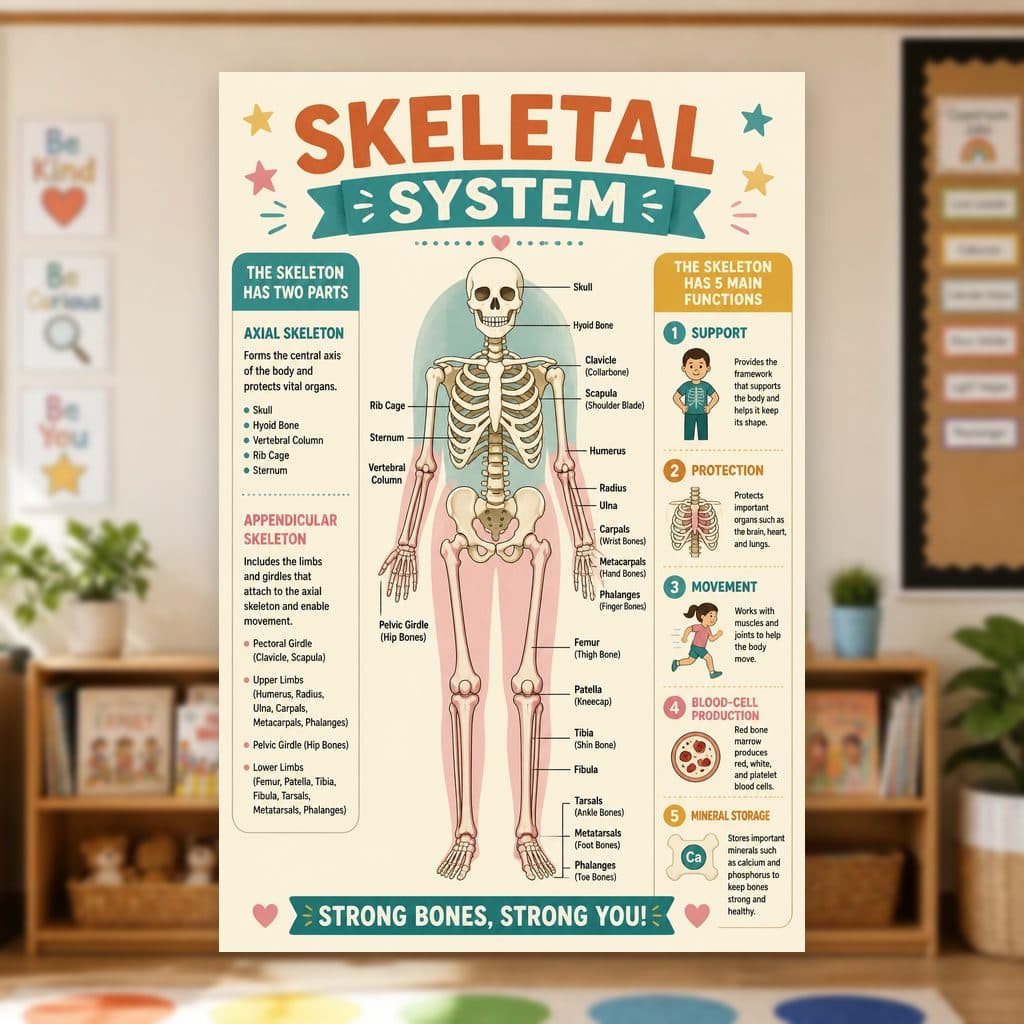 Skeletal System Poster