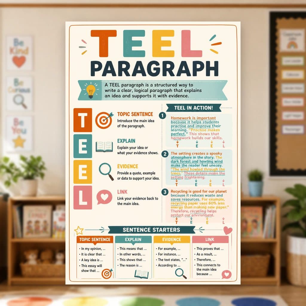 TEEL Paragraph Poster