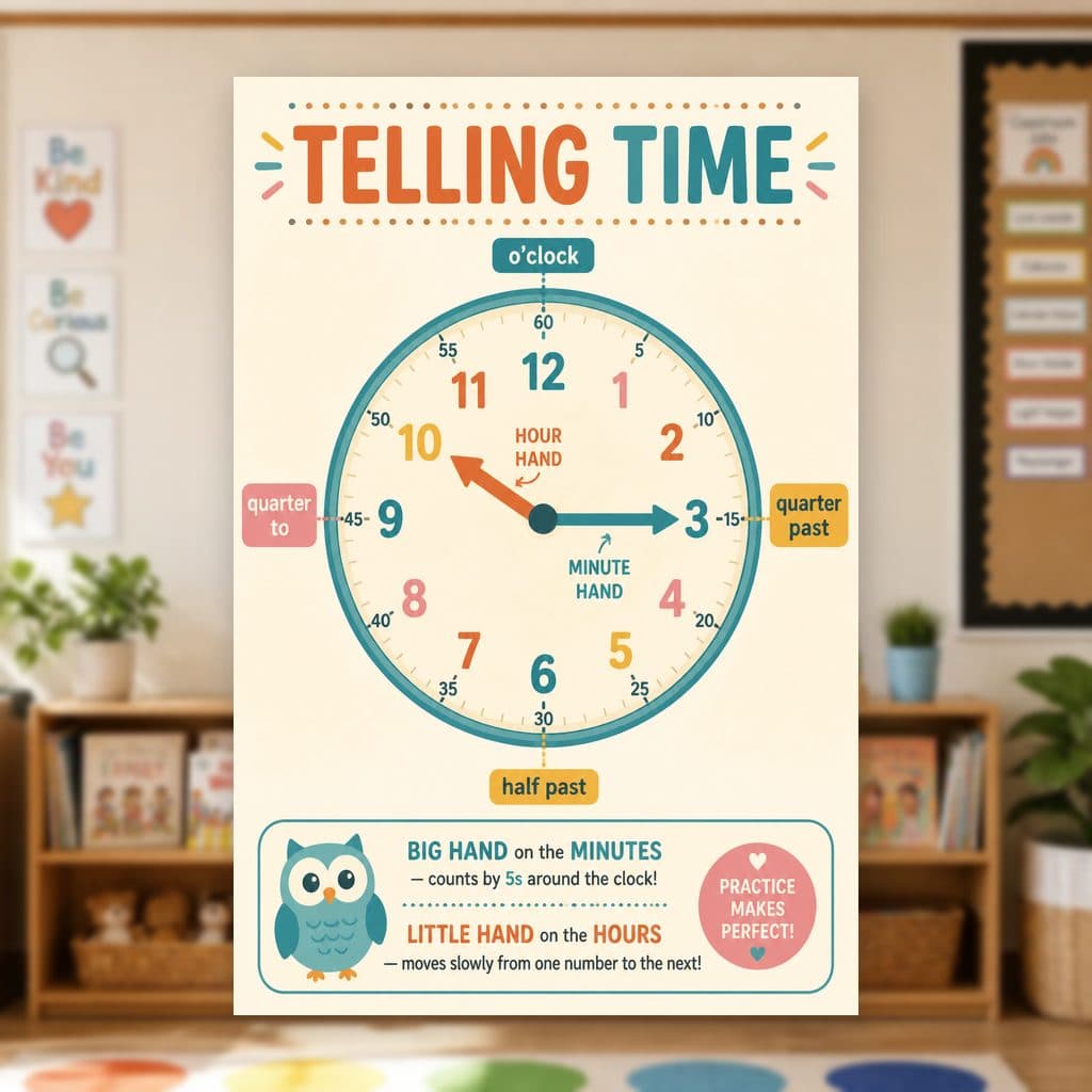 Telling Time Poster