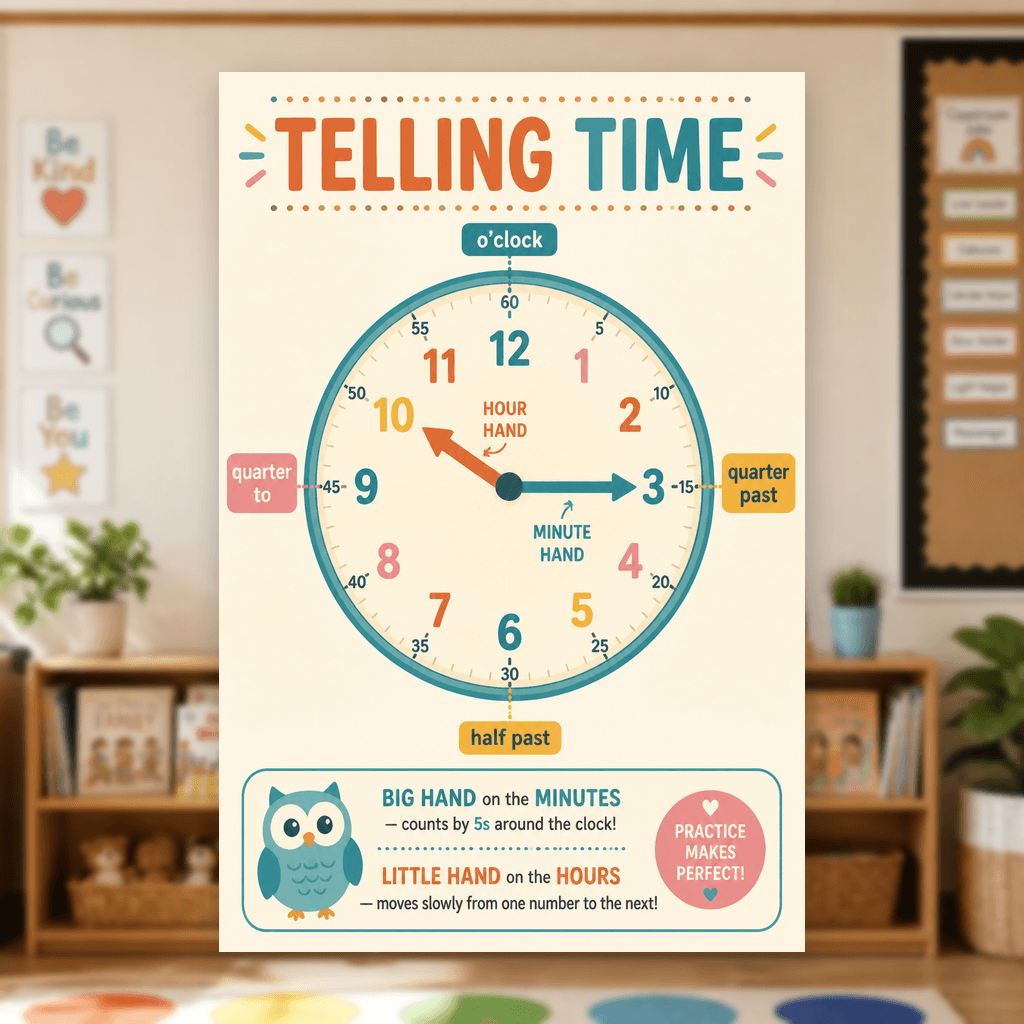 Telling Time Poster