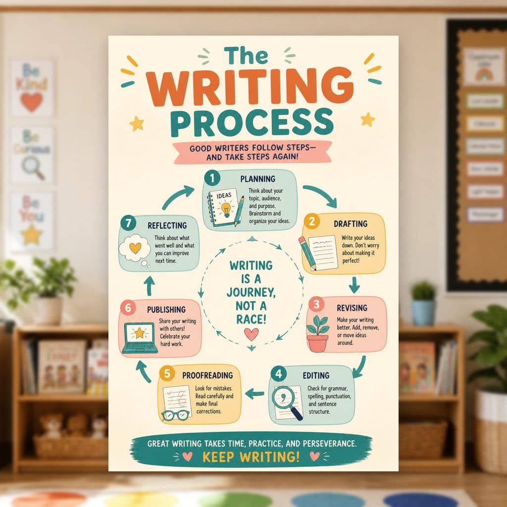 The Writing Process Poster