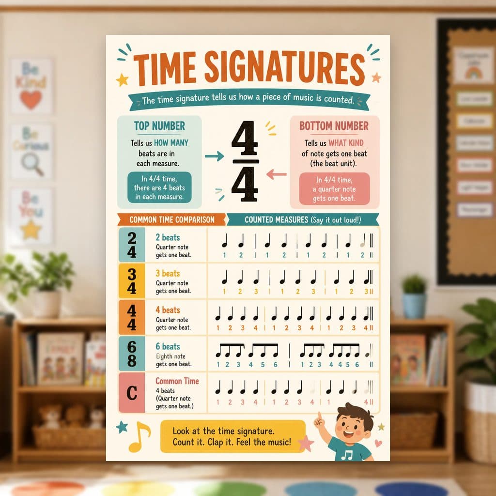 Time Signatures Poster