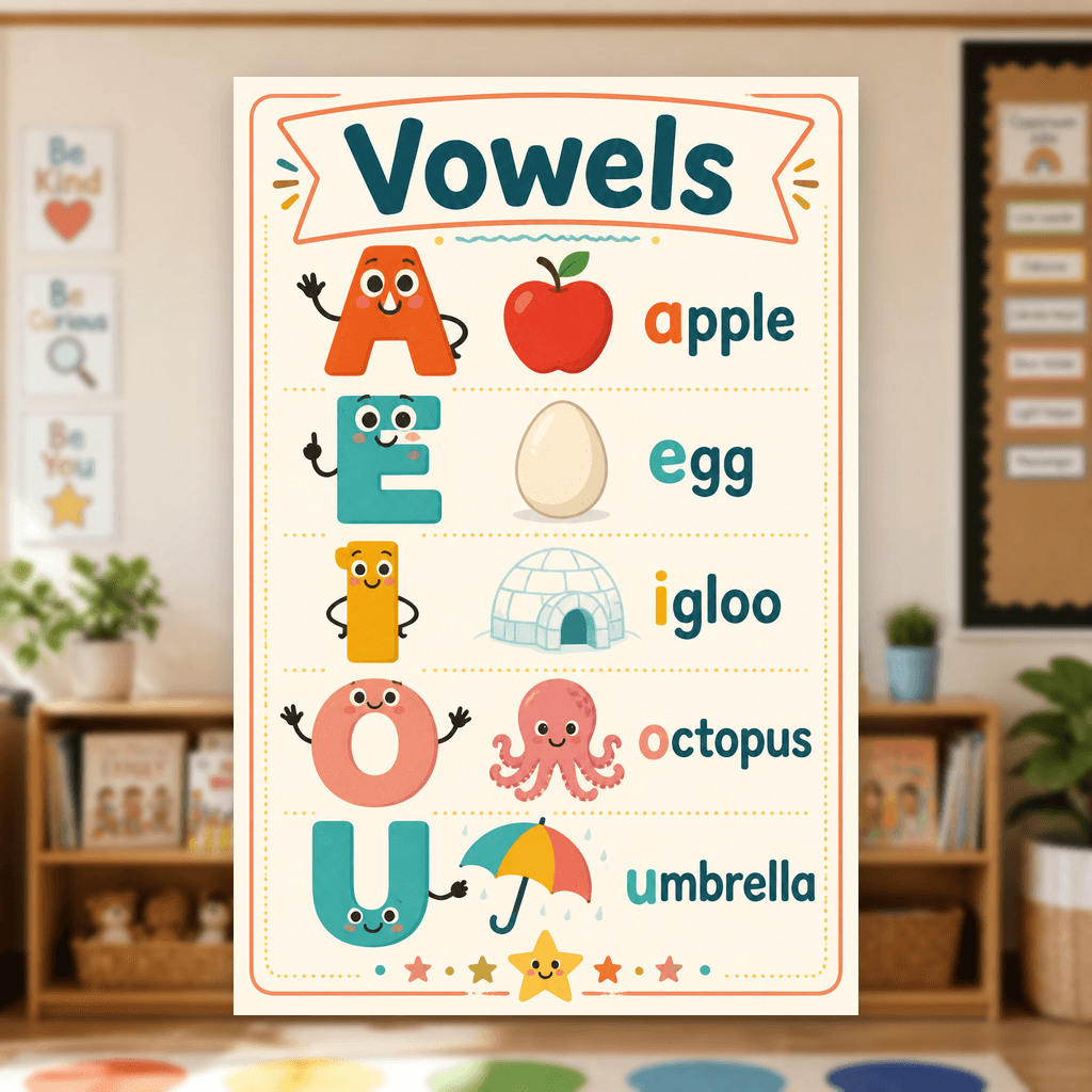 Vowels Poster