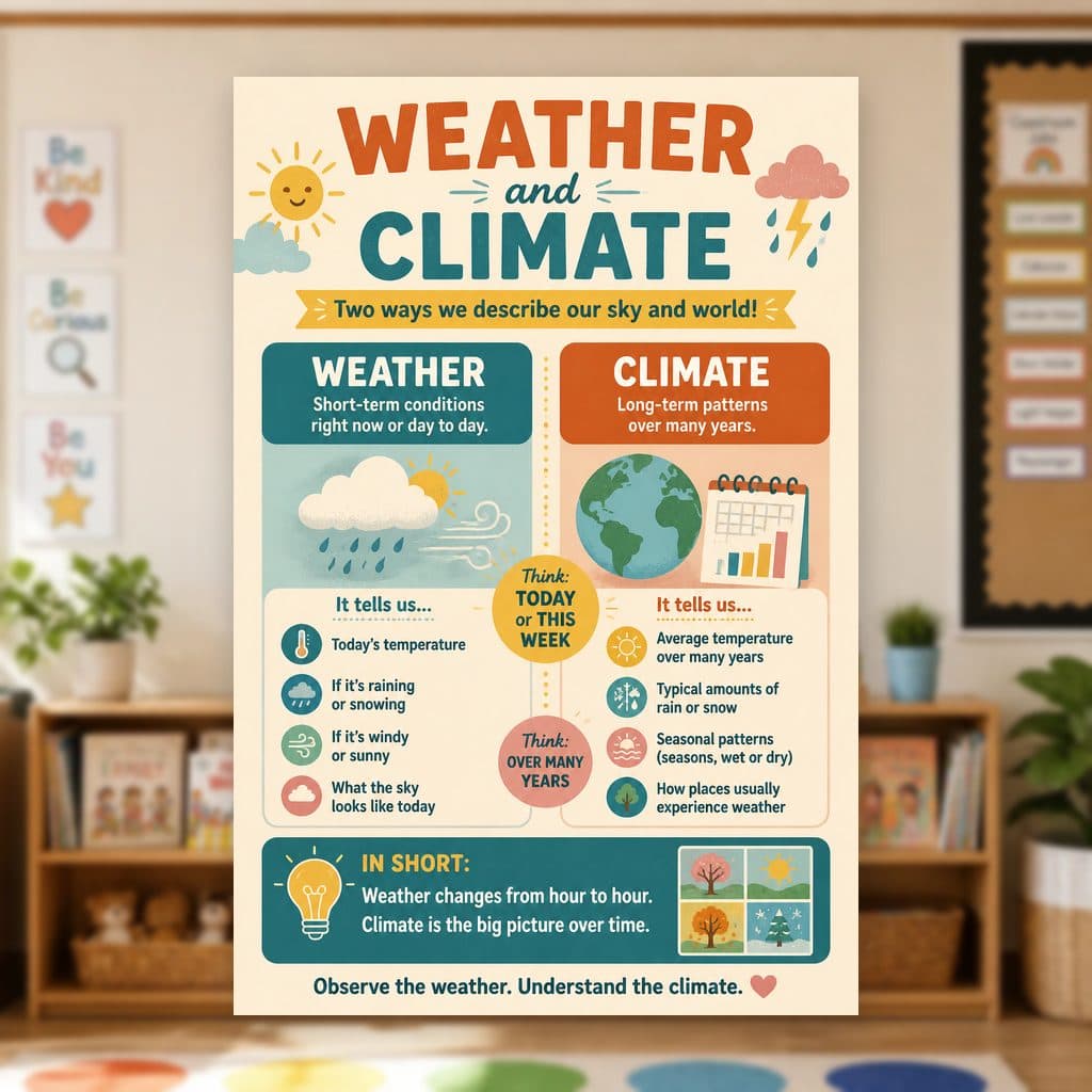 Weather and Climate Poster