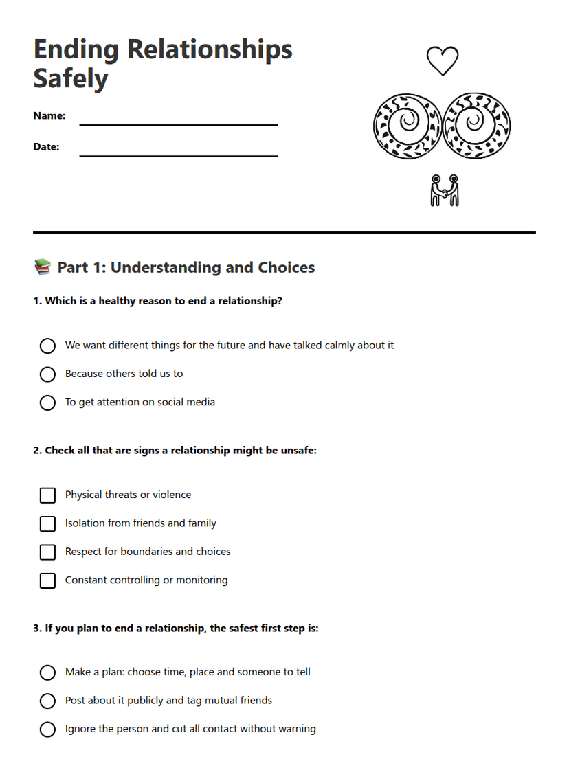 Ending Relationships Safely