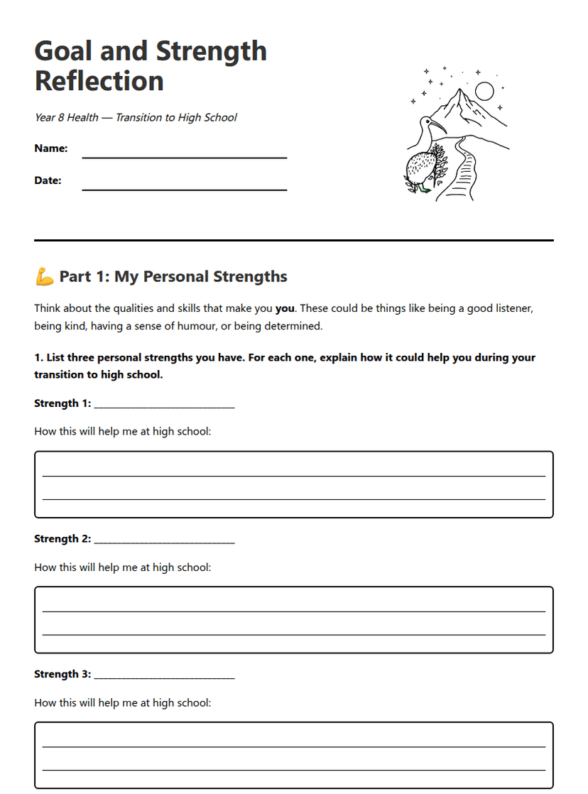 Goal Setting and Strengths