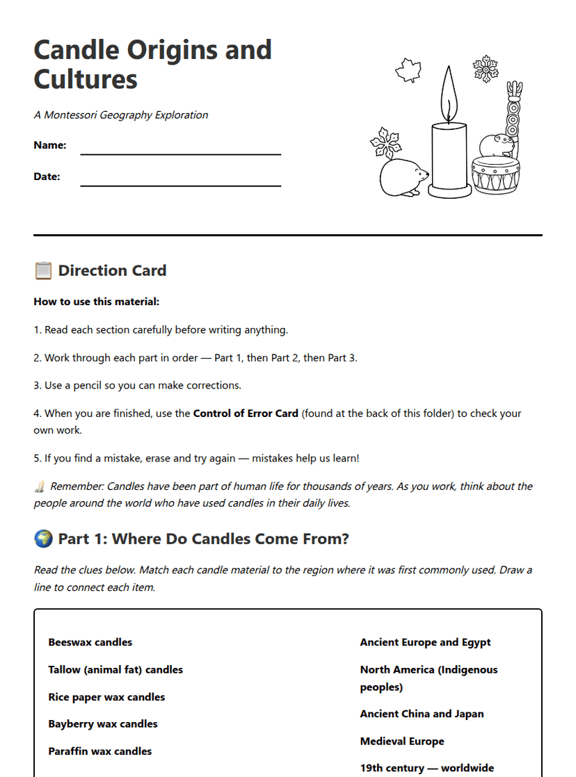 Candle Origins and Cultures