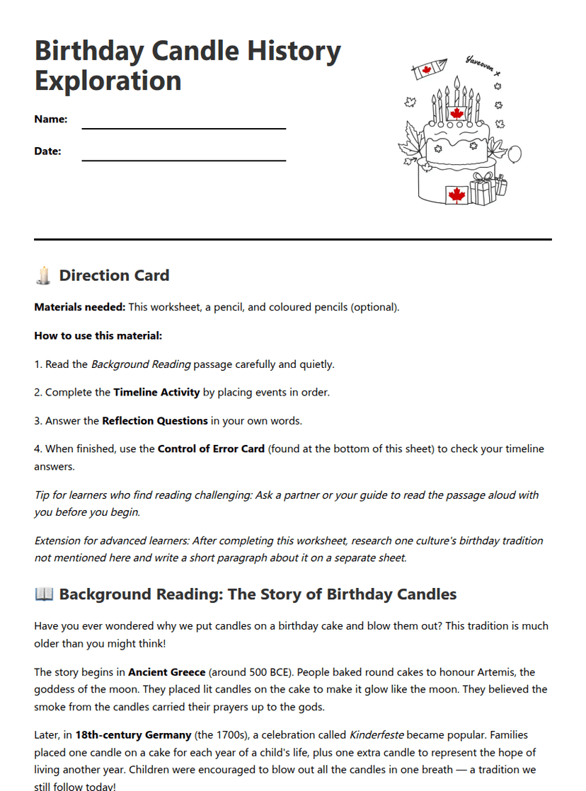 Birthday Candle History Exploration