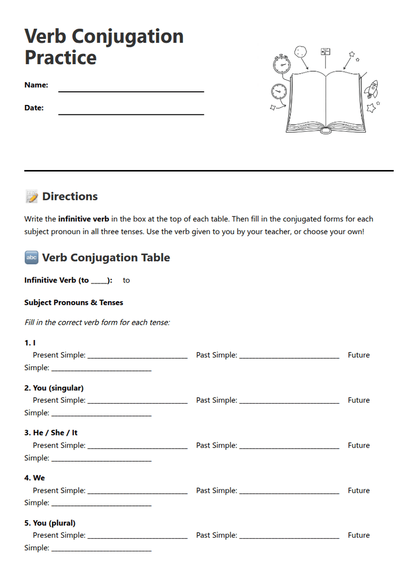 Verb Conjugation Practice